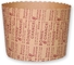 Panettone-beschichtete backende Form-Schalen-Kuchen-Brot-Papiermikrowelle